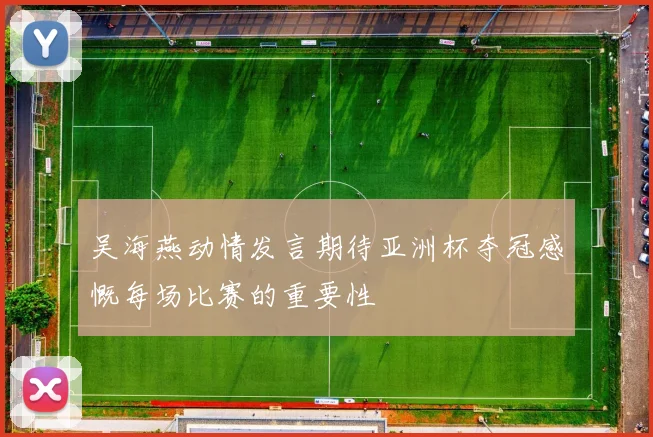 吴海燕动情发言期待亚洲杯夺冠感慨每场比赛的重要性